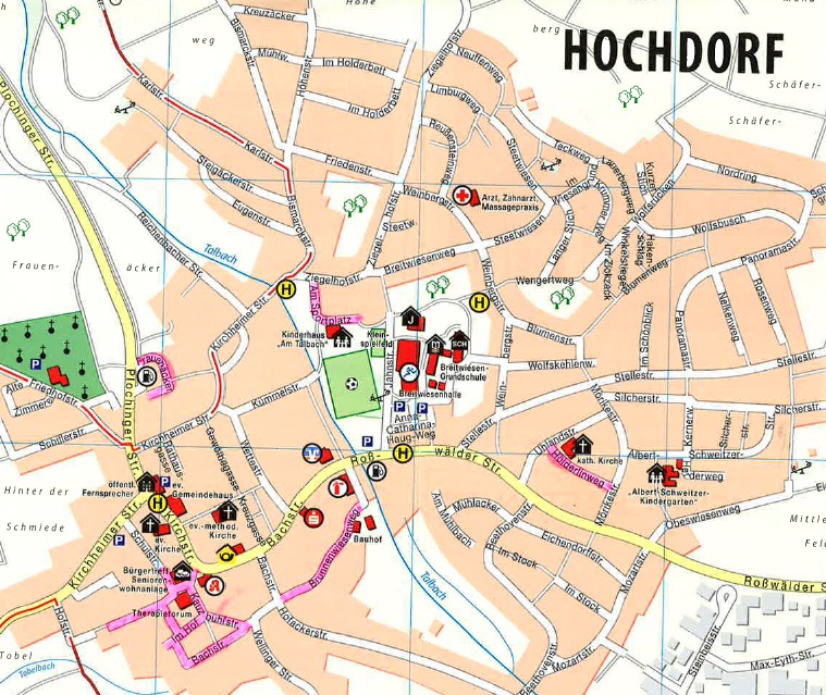  Verkehrsberuhigte Bereiche in der Gemeinde Hochdorf 